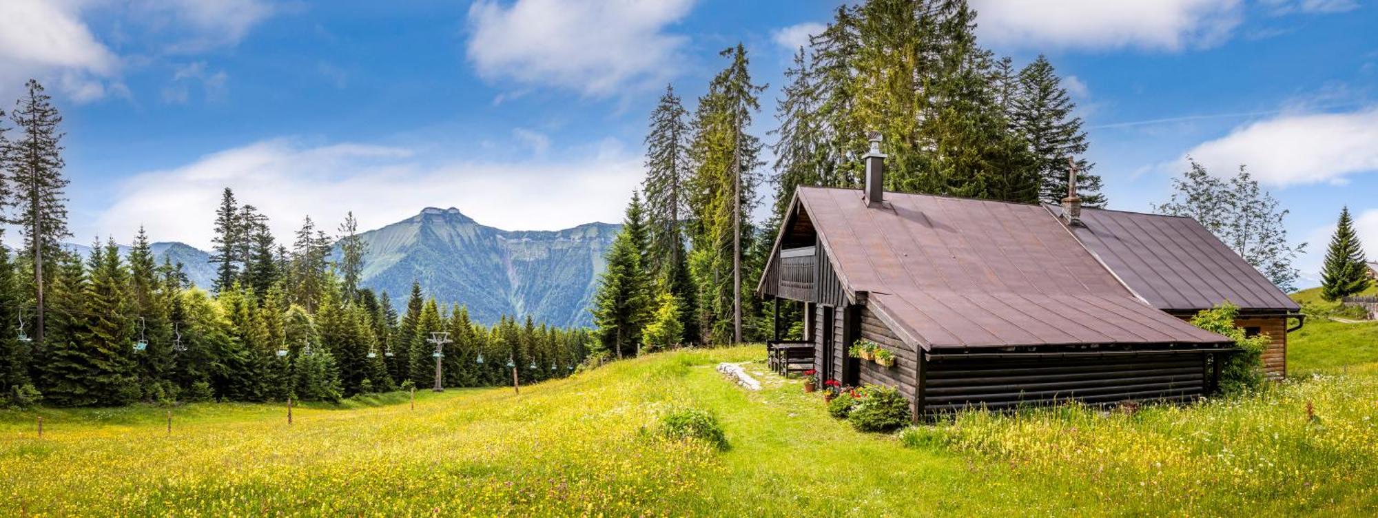 Schnaitstadl-Alm Selbstversorgerhuette Krispl Buitenkant foto